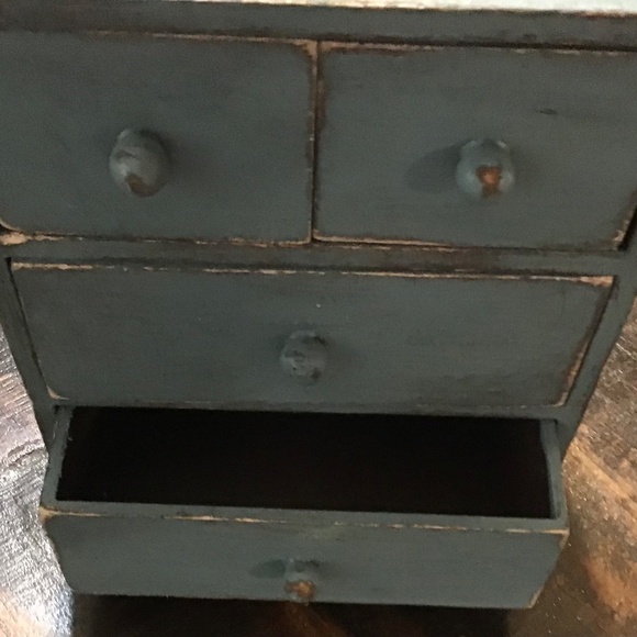 S late Blue Distressed Jewelry  set - Picture 5 of 16